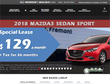 Tablet Screenshot of fremontmazda.com